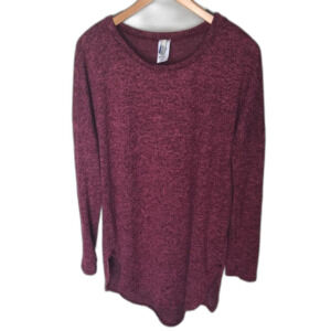 Bellamie Red Sweatshirt Tunic NWOT Size Medium